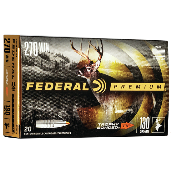 FED VITAL-SHOK 270WIN 130GR TB TIP 20/10 - Ammunition